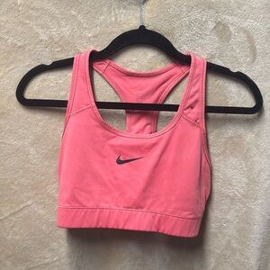 Nike Dri-Fit Sports Bra - Coral Pink - L